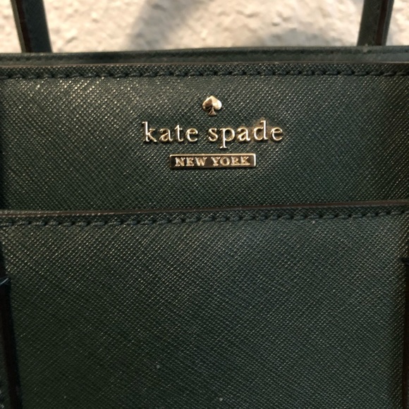 Kate Spade Hunter Green Satchel - Picture 6 of 8